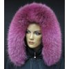 Kožešinový lem na kapuci z finského mývalovce 2084 FUCHSIE