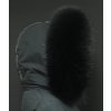 Kožešinový lem / límec na kapuci z finského mývalovce - 2092 BLACK