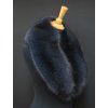 Kožešinový límec z lišky L247 modrý