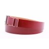 Dámský kožený opasek Black Hand 065-53 vínově červený