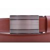 Pánský kožený opasek Penny Belts 3557 s plnou sponou AUTOMAT hnědý (Velikost opasku = obvod vašeho pasu (cm) 85 cm)