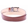 Pánský kožený opasek Penny Belts 3557 s plnou sponou AUTOMAT hnědý (Velikost opasku = obvod vašeho pasu (cm) 85 cm)