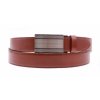 Pánský kožený opasek Penny Belts 3557 s plnou sponou AUTOMAT hnědý (Velikost opasku = obvod vašeho pasu (cm) 85 cm)