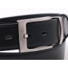 Pánský kožený opasek Penny Belts 3563 společenský černý