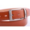 Pánský kožený opasek Penny Belts 3564 společenský koňakově hnědý