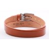 Pánský kožený opasek Penny Belts 3564 společenský koňakově hnědý