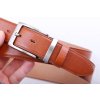 Pánský kožený opasek Penny Belts 3564 společenský koňakově hnědý (Velikost opasku = obvod vašeho pasu (cm) 85 cm)