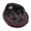 Pánska kožená čapica so šiltom – bekovka BE14 hnedá brúsená škopovica