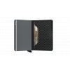 Secrid Slimwallet Cubic Black Titanium Semi Open