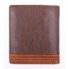 Pánska kožená peňaženka Segali W81042 tmavohnedá + koňakovo hnedá