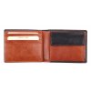 Pánská kožená peněženka Segali 907.114.026 černá + koňak