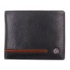 Pánská kožená peněženka Segali 753.115.026 černá + koňak
