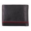 Pánská kožená peněženka Segali 753.115.026 černá + červená