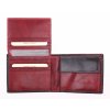 Pánska kožená peňaženka Segali 753.115.026 čierna + červená