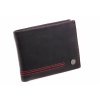Pánská kožená peněženka Segali 753.115.026 černá + červená