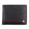 Pánská kožená peněženka Segali 753.115.026 černá + červená