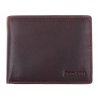 Pánská kožená peněženka Segali 517.797.026 tmavě hnědá