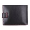 Pánská kožená peněženka Hajn 587459.5 černá + červená