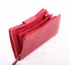 Dámská kožená peněženka Segali SG 7053 karmínově červená
