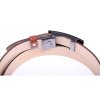 21390 6 pansky kozeny opasek penny belts 3566 s plnou sponou automat konakove hnedy