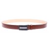 21390 2 pansky kozeny opasek penny belts 3566 s plnou sponou automat konakove hnedy