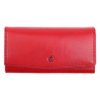 Kožená peněženka Cosset 4466 Red Komodo červená