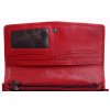 Kožená peněženka Cosset 4466 Red Komodo červená