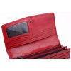 Kožená peněženka Cosset 4466 Red Komodo červená