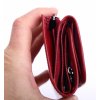 Kožená peněženka Cosset 4510 Red Komodo červená