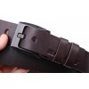 Pánský kožený opasek Black Hand 091-78 hnědý