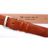 Pánský kožený opasek do obleku Penny Belts 3572 koňakově hnědý