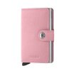 Kožená peněženka SECRID Miniwallet Crisple Pink růžová