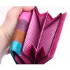 Kožená peňaženka Lagen LG-11/D Fuchsia Multi ružová