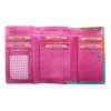 Kožená peňaženka Lagen LG-11/D Fuchsia Multi ružová