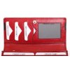 Dámská kožená peněženka Segali 2025A  červená / černá