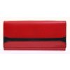 Dámská kožená peněženka Segali 2025A  červená / černá