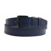 Pánský kožený opasek Black Hand 003-40 modrý