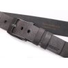 Pánský kožený opasek Black Hand 091-90 šedý s patinou