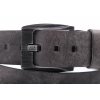 Pánský kožený opasek Black Hand 091-90 šedý s patinou