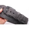 Pánský kožený opasek Black Hand 091-90 šedý s patinou