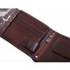 Pánska kožená peňaženka Cosset 4503 Komodo hnedá