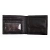 Pánska kožená peňaženka Cosset 4504 Komodo čierna