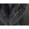 Kožešinový límec z barvené polární lišky L228 černý