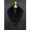 Kožešinový límec z barvené polární lišky L228 černý