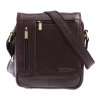 Pánská kožená taška přes rameno Sendi Design M 702 hnědá