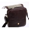 Pánská kožená taška přes rameno Sendi Design M 702 hnědá