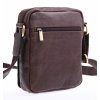 Pánská kožená crossbody taška Sendi Design M 52006 hnědá