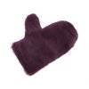 Kožušinová masážna rukavica z králičej kožušiny MAR10 bordová
