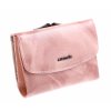 Dámská kožená peněženka Carmelo 2117 P Pink rámková