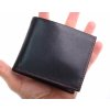 Pánská kožená peněženka Hajn 152701.5 černá + červené štepování